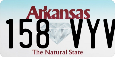 AR license plate 158VYV