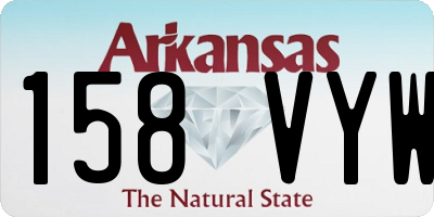 AR license plate 158VYW