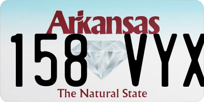 AR license plate 158VYX