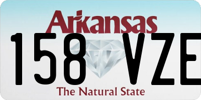 AR license plate 158VZE
