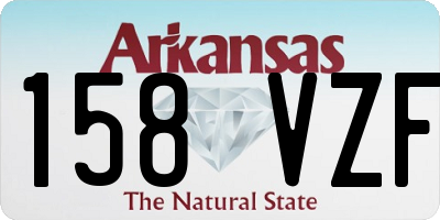 AR license plate 158VZF