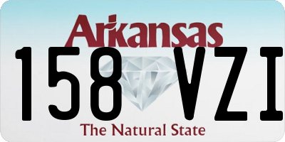 AR license plate 158VZI