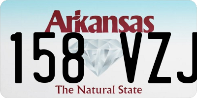 AR license plate 158VZJ