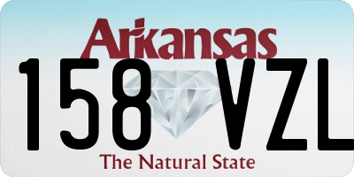 AR license plate 158VZL