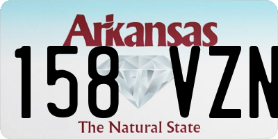 AR license plate 158VZN