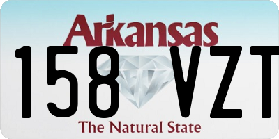 AR license plate 158VZT