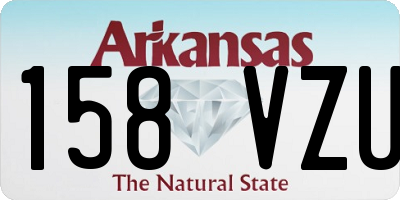 AR license plate 158VZU