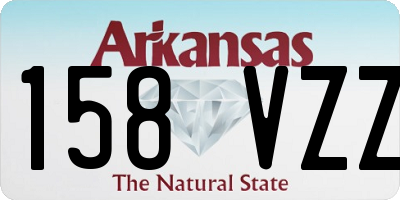 AR license plate 158VZZ