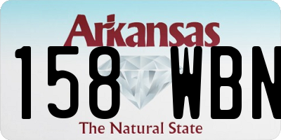 AR license plate 158WBN