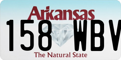 AR license plate 158WBV