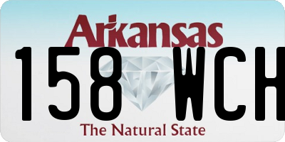 AR license plate 158WCH