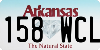 AR license plate 158WCL