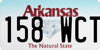 AR license plate 158WCT