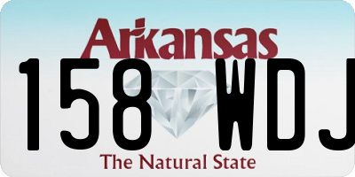 AR license plate 158WDJ