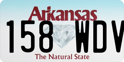AR license plate 158WDV