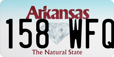AR license plate 158WFQ