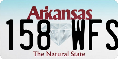 AR license plate 158WFS