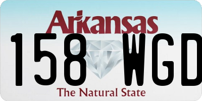 AR license plate 158WGD