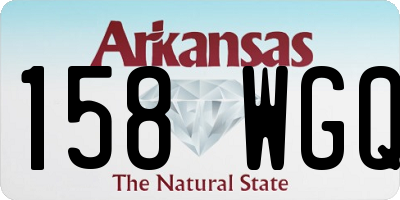AR license plate 158WGQ