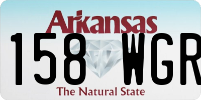 AR license plate 158WGR