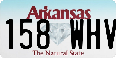AR license plate 158WHV