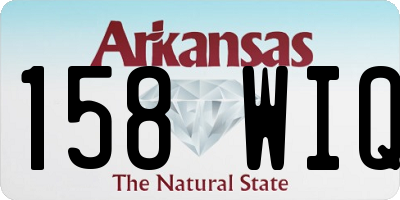 AR license plate 158WIQ