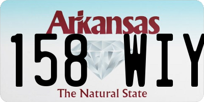 AR license plate 158WIY