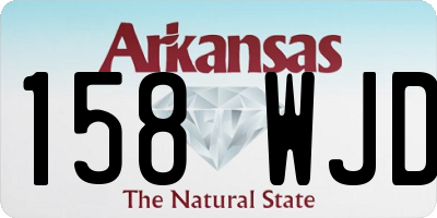 AR license plate 158WJD