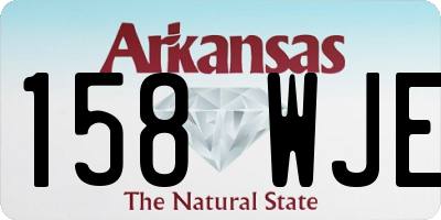 AR license plate 158WJE