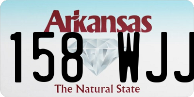AR license plate 158WJJ
