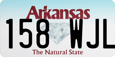 AR license plate 158WJL