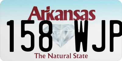 AR license plate 158WJP
