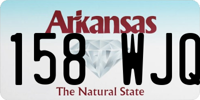 AR license plate 158WJQ
