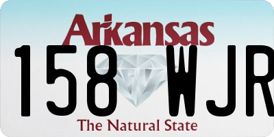 AR license plate 158WJR