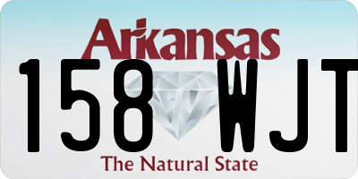 AR license plate 158WJT