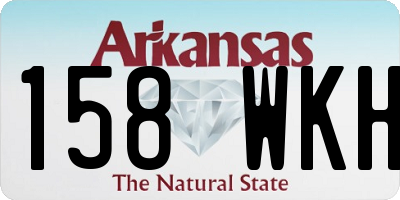 AR license plate 158WKH