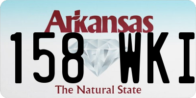 AR license plate 158WKI