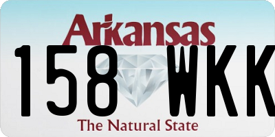 AR license plate 158WKK