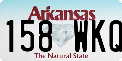 AR license plate 158WKQ