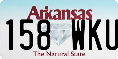 AR license plate 158WKU