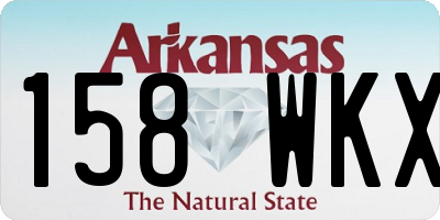 AR license plate 158WKX