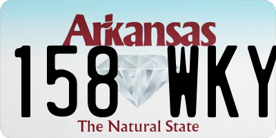 AR license plate 158WKY
