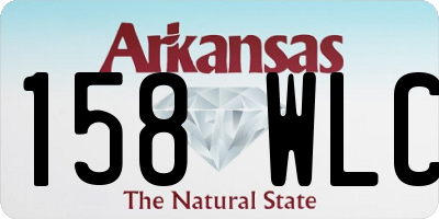 AR license plate 158WLC
