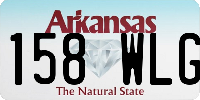 AR license plate 158WLG