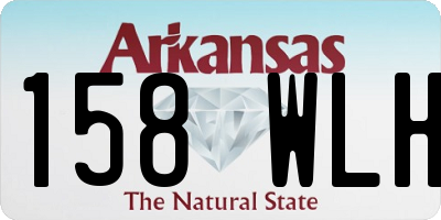 AR license plate 158WLH