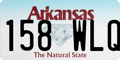 AR license plate 158WLQ