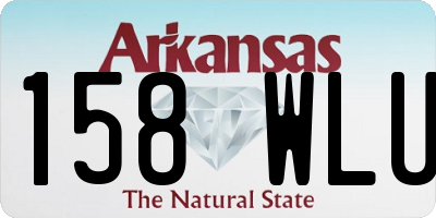 AR license plate 158WLU