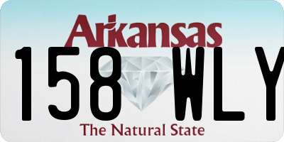 AR license plate 158WLY