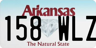 AR license plate 158WLZ
