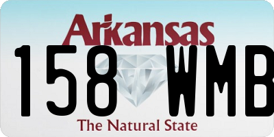 AR license plate 158WMB